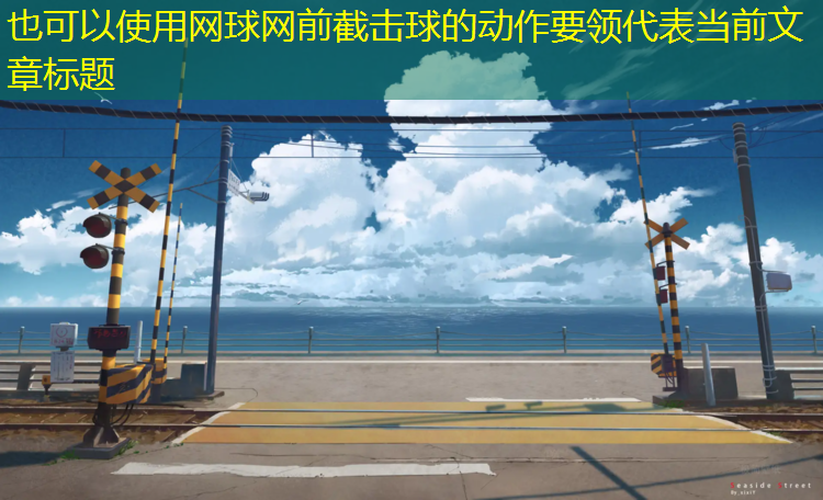 网球网前截击球的动作要领