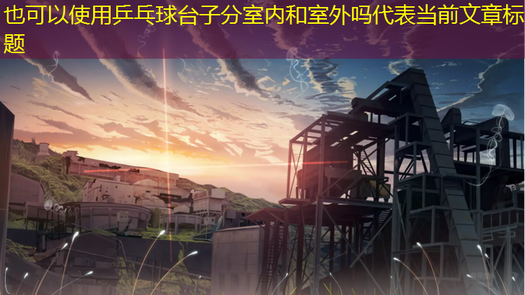 乒乓球台子分室内和室外吗